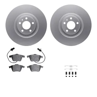 R1 Concepts WDUH1-73100 Carbon Series Brake Rotors W/ 5000 Oep Brake Pads & Hdw